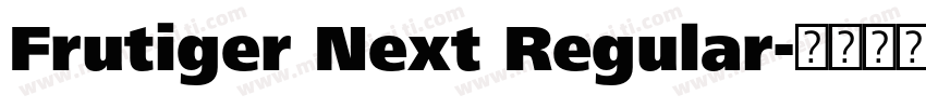 Frutiger Next Regular字体转换